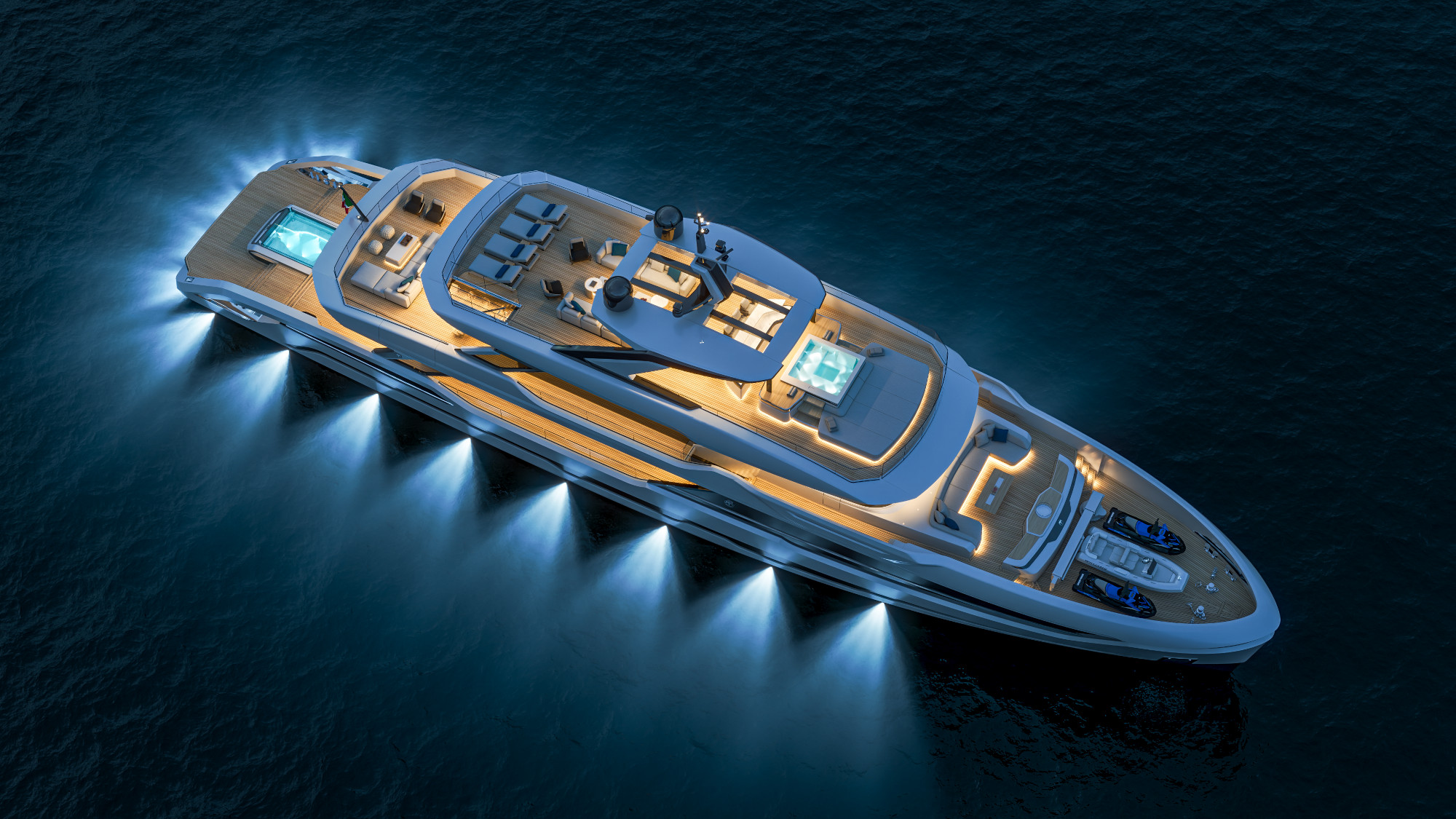 Il design italiano di Andrea Vallicelli per Turquoise Yachts